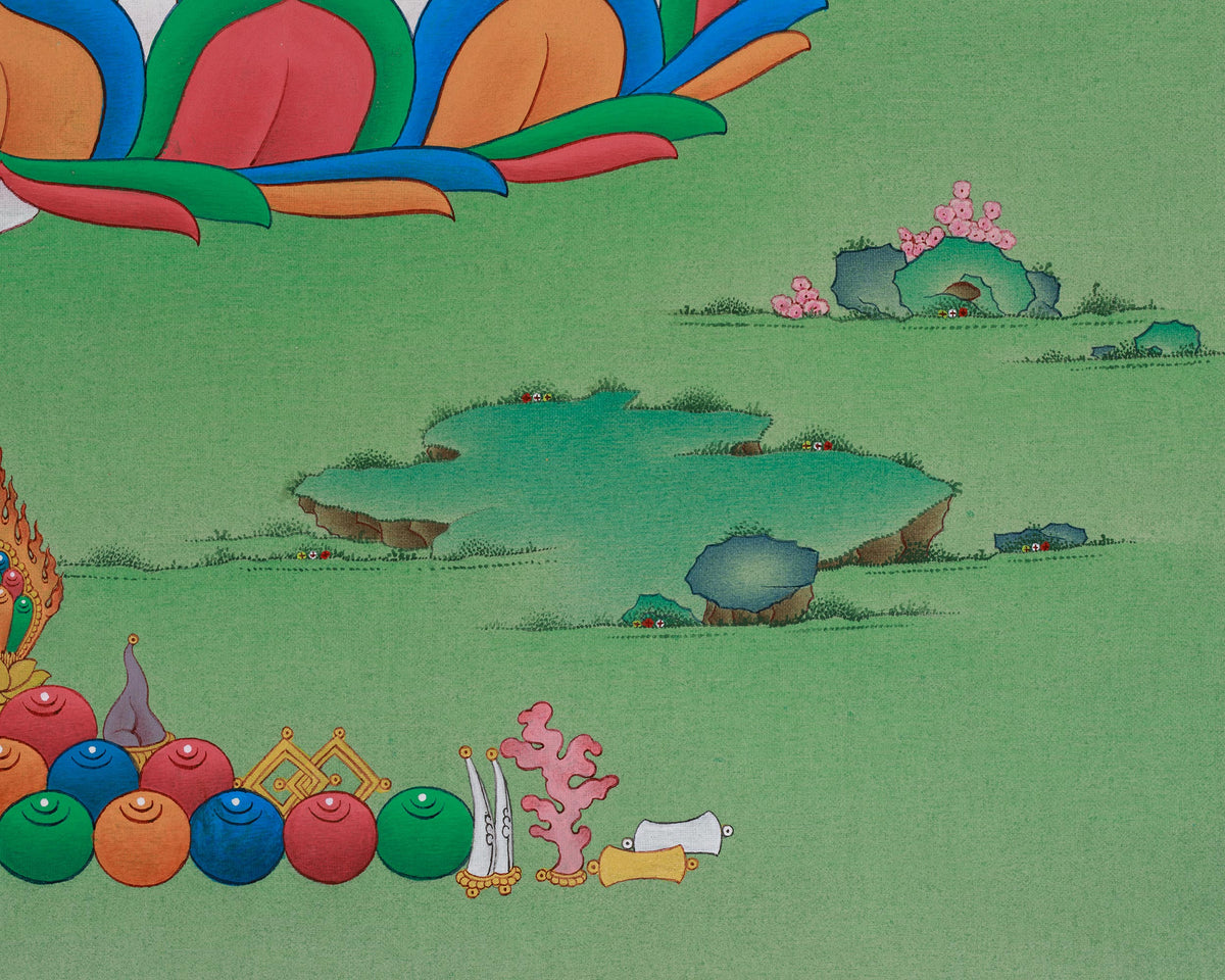 Chenrezig, The Compassionate Buddha Thangka | Avalokiteshvara Artwork