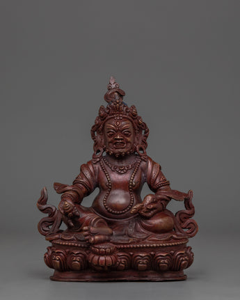 Dzambhala with Oxidized Copper Body 