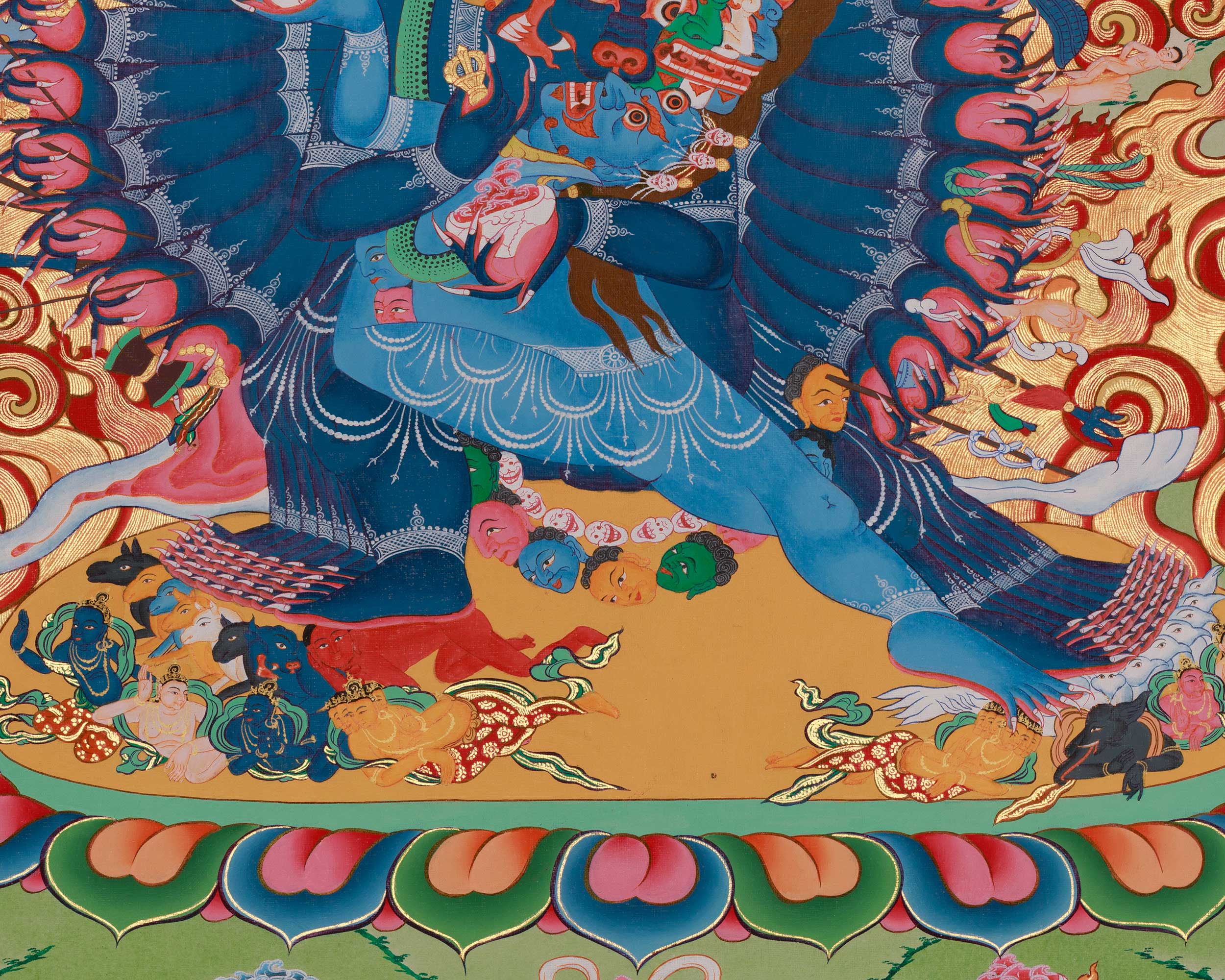 Himalayan Yamantaka Art | Fierce And Powerful Deity | The Lord of Death