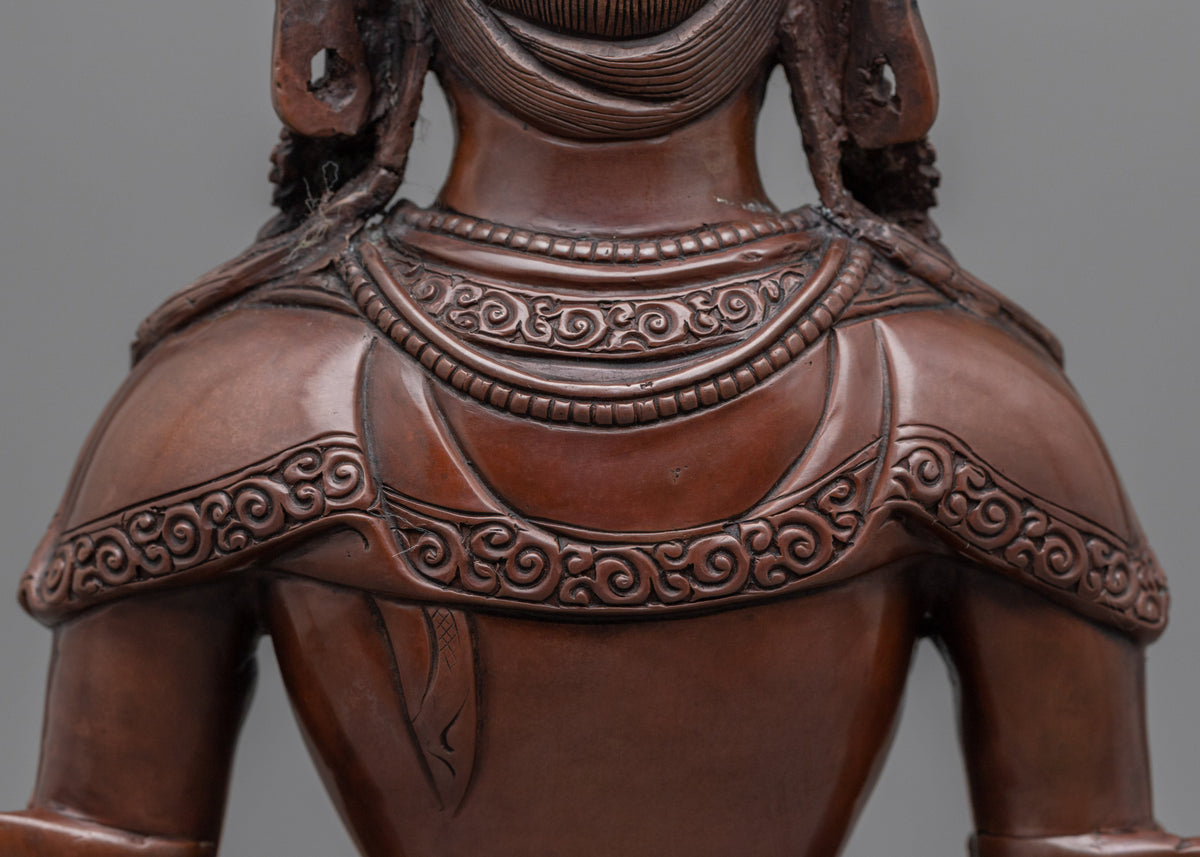 Seated Amitayus Buddha Statue  | Handmade Traditional Nepali Figure