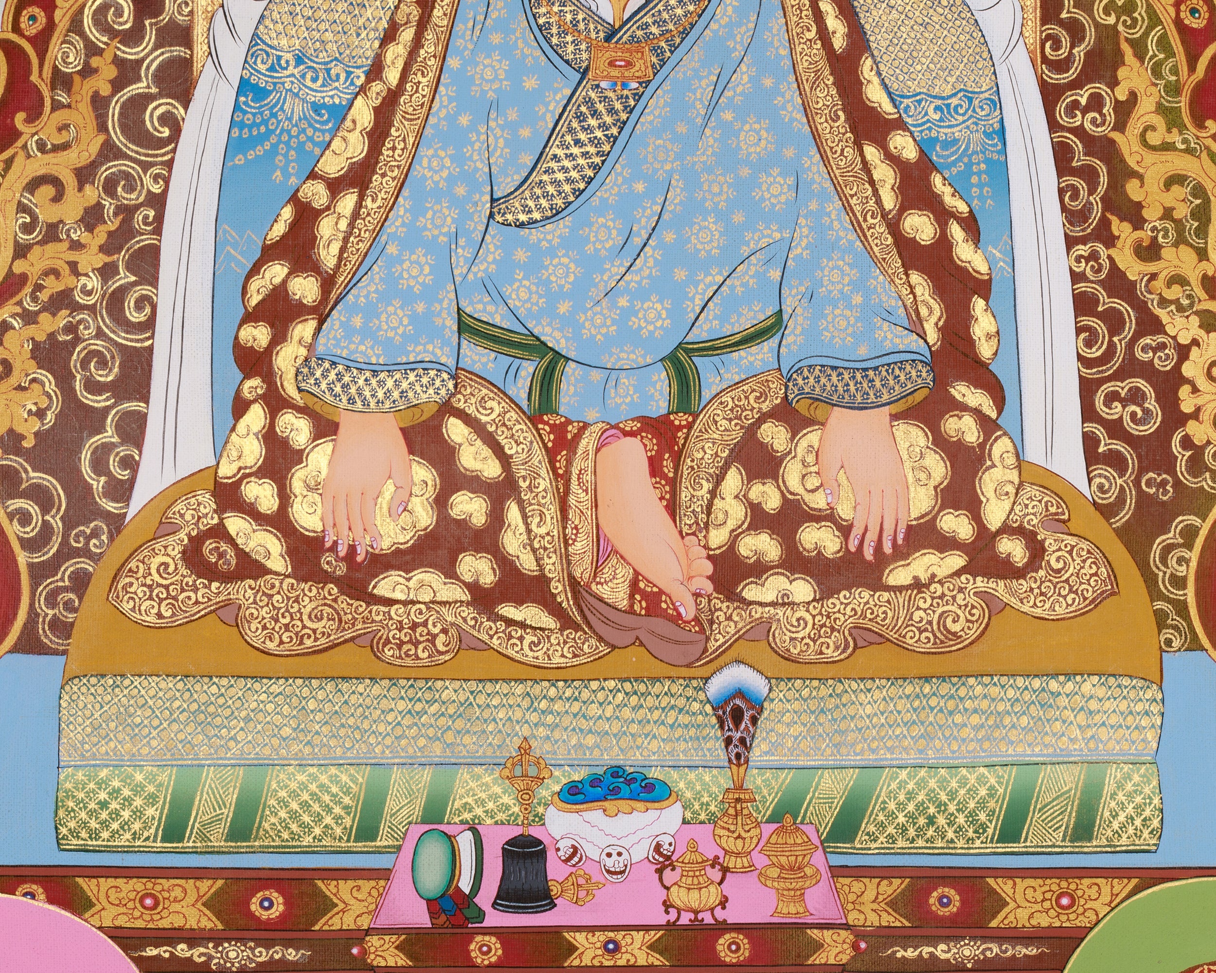 Marpa Lotsawa Thangka | Kagyu Lineage Master | Represent Wisdom and Transmission