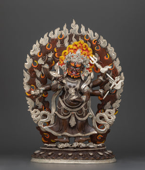 white-mahakala-silver-plated-oxidized-copper