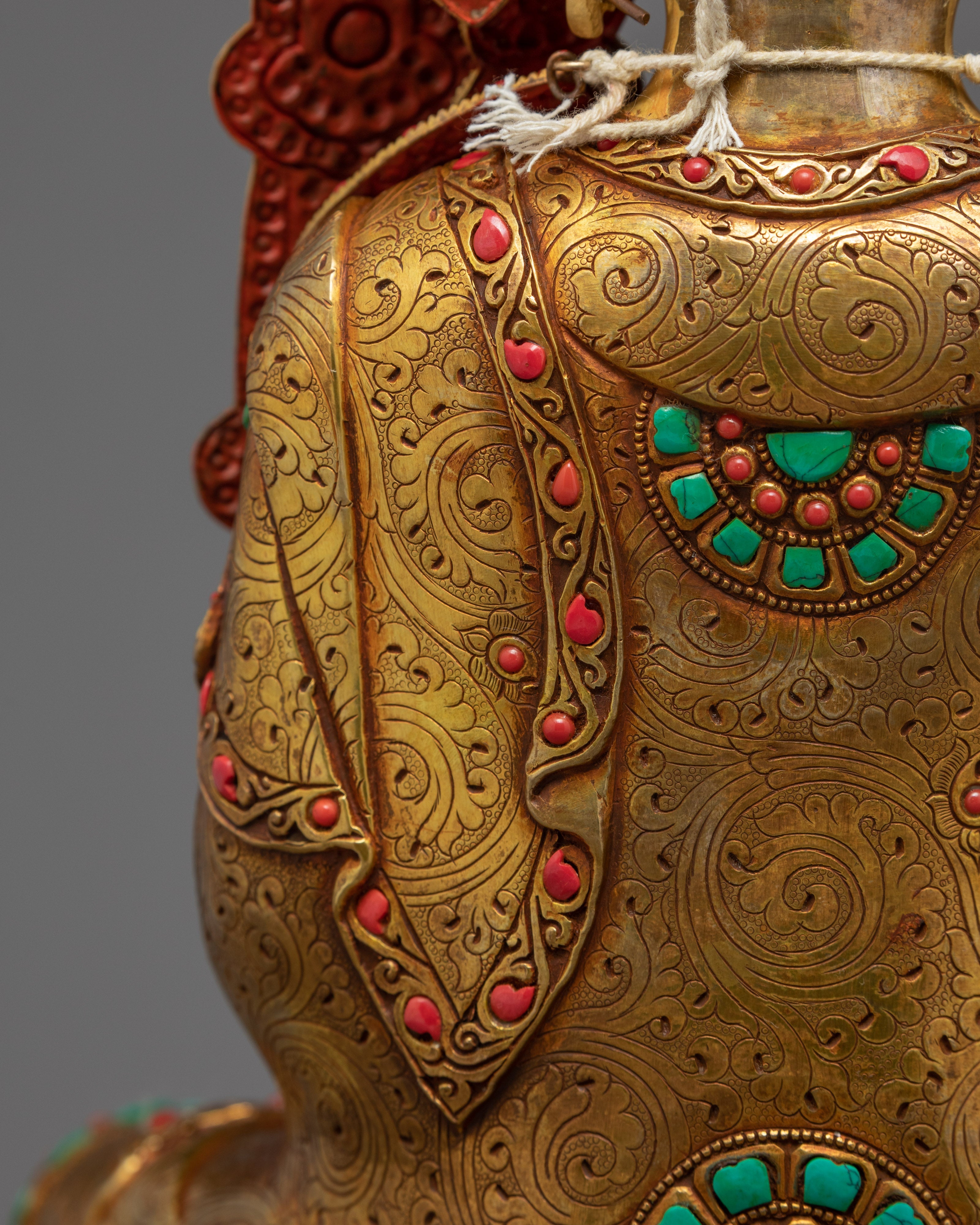 Gautama Siddhartha Buddha | Gold Glided Himalayan Artwork