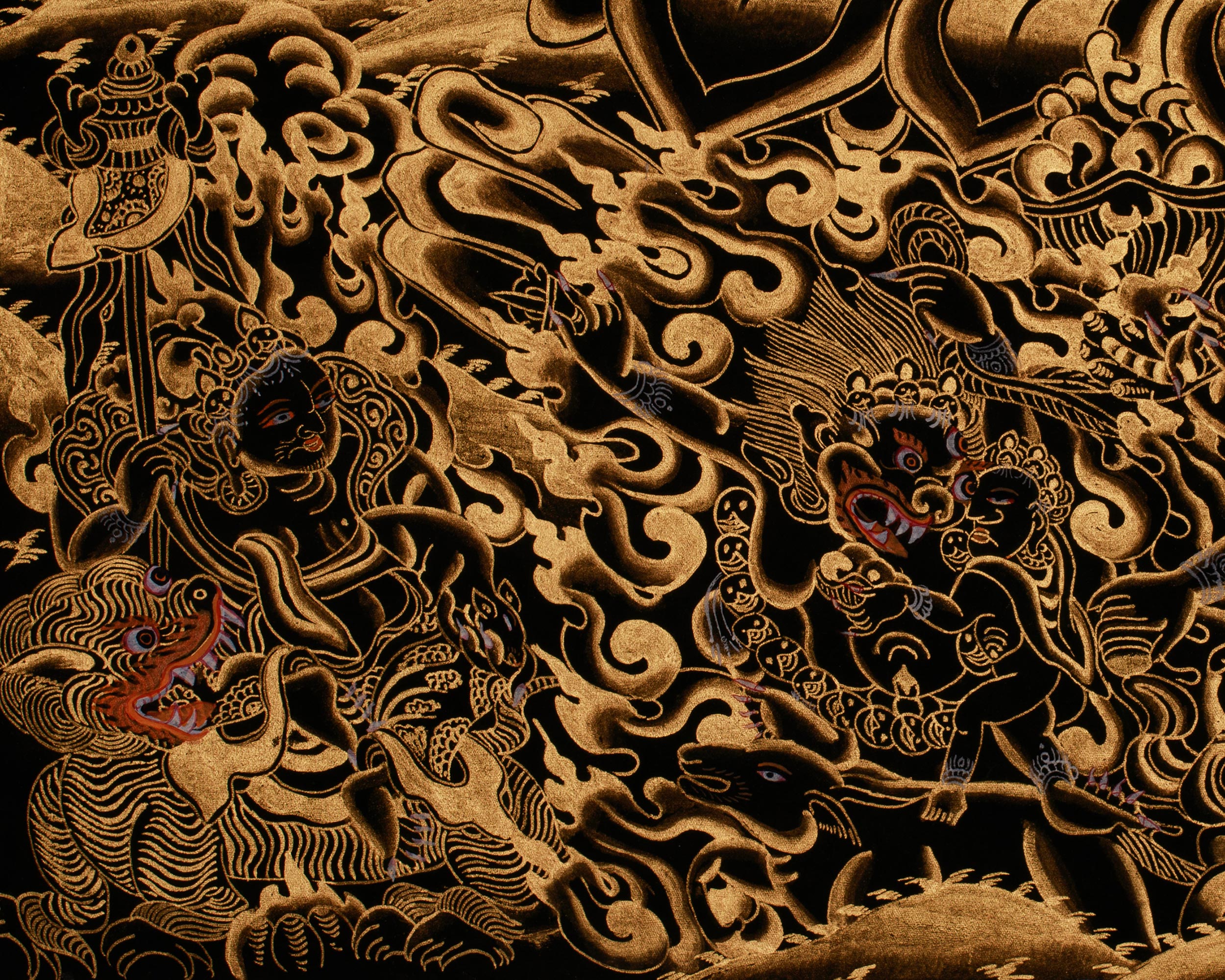 Tibetan Thangka of Yamantaka | The Destroyer Of Death