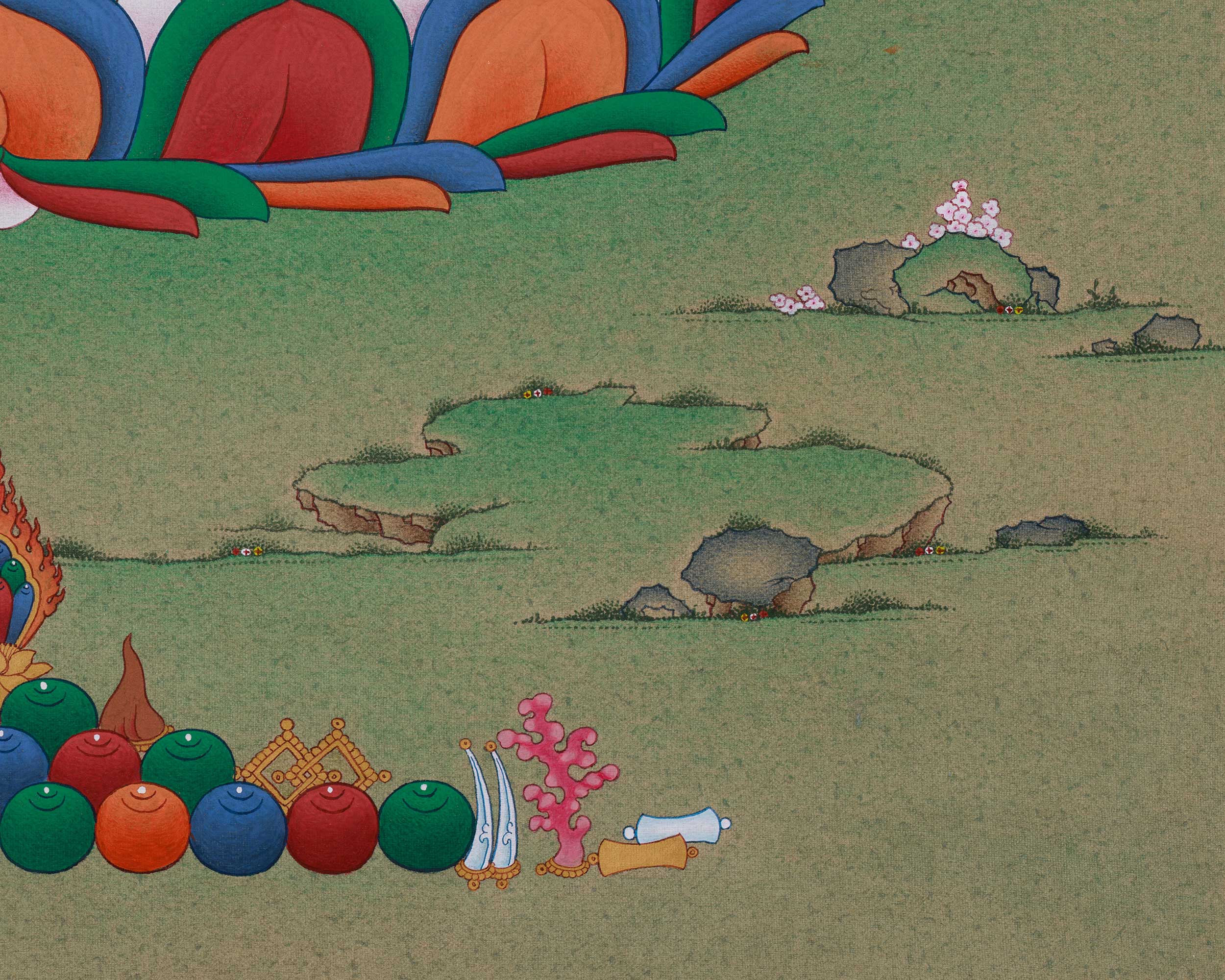 Compassion Deity, Chenrezig Thangka | The Bodhisattva of Mercy in Sacred Art