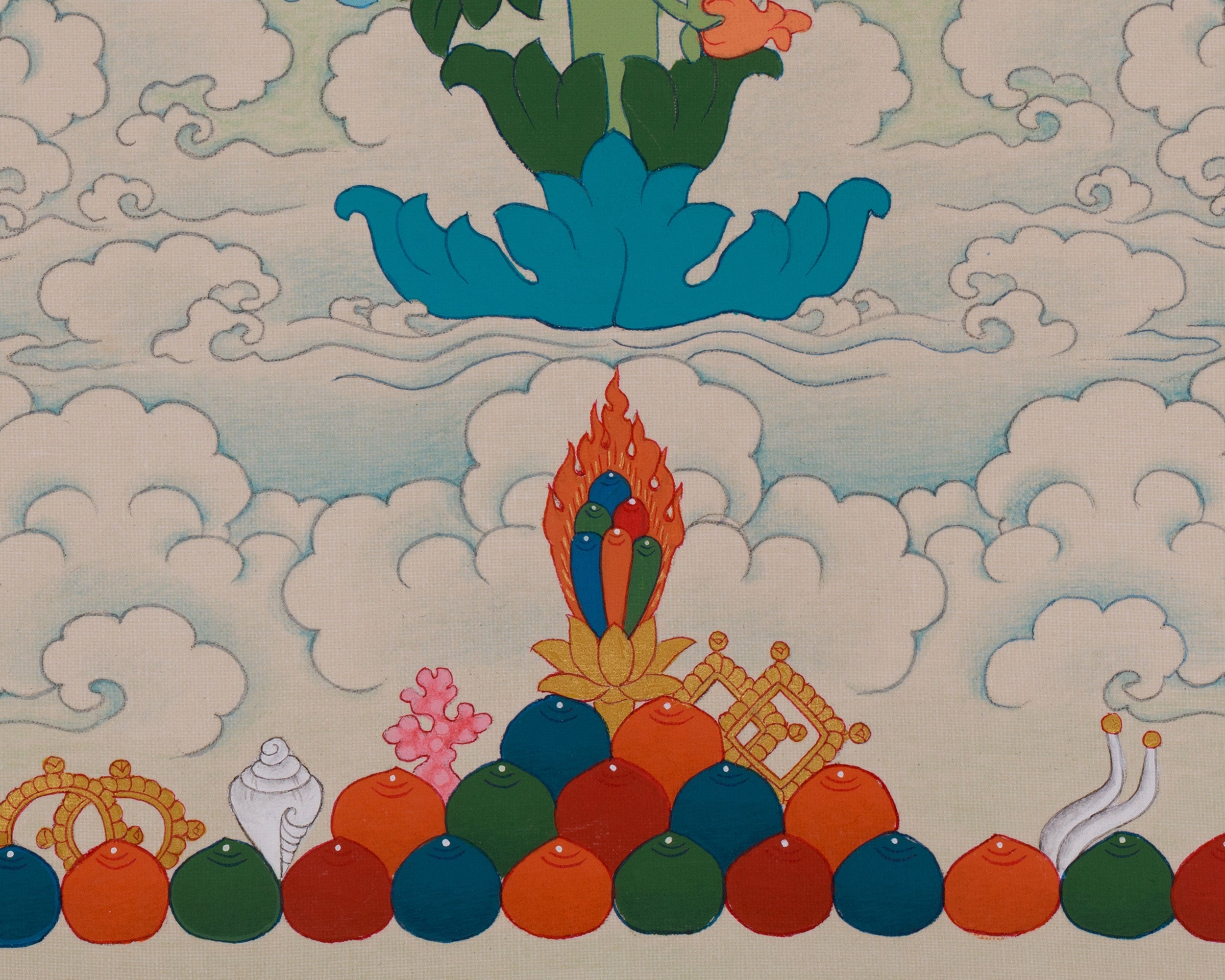 Green Tara Devotional Art | Swift Compassion and Blessings