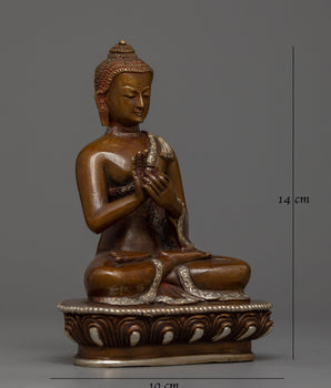 Vairocana Oxidized Statue | Embodiment of Cosmic Wisdom