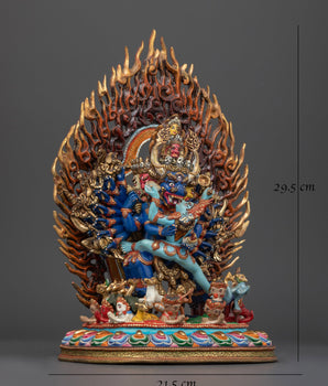 Yamantaka with Consort Statue