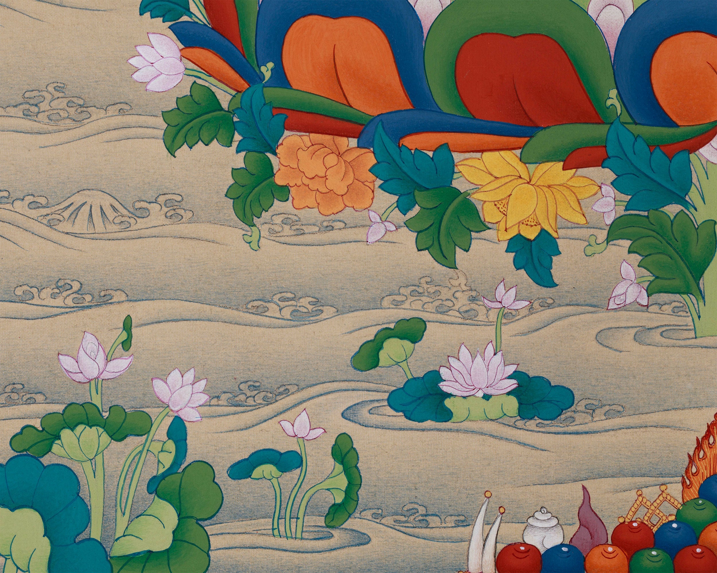 Bodhisattva of Wisdom Manjushri | Radiating Knowledge and Spiritual Guidance