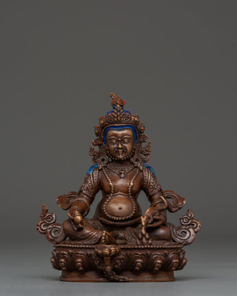 Himalayan Statue of Wealth Lord Dzambhala | Abundance and Prosperity