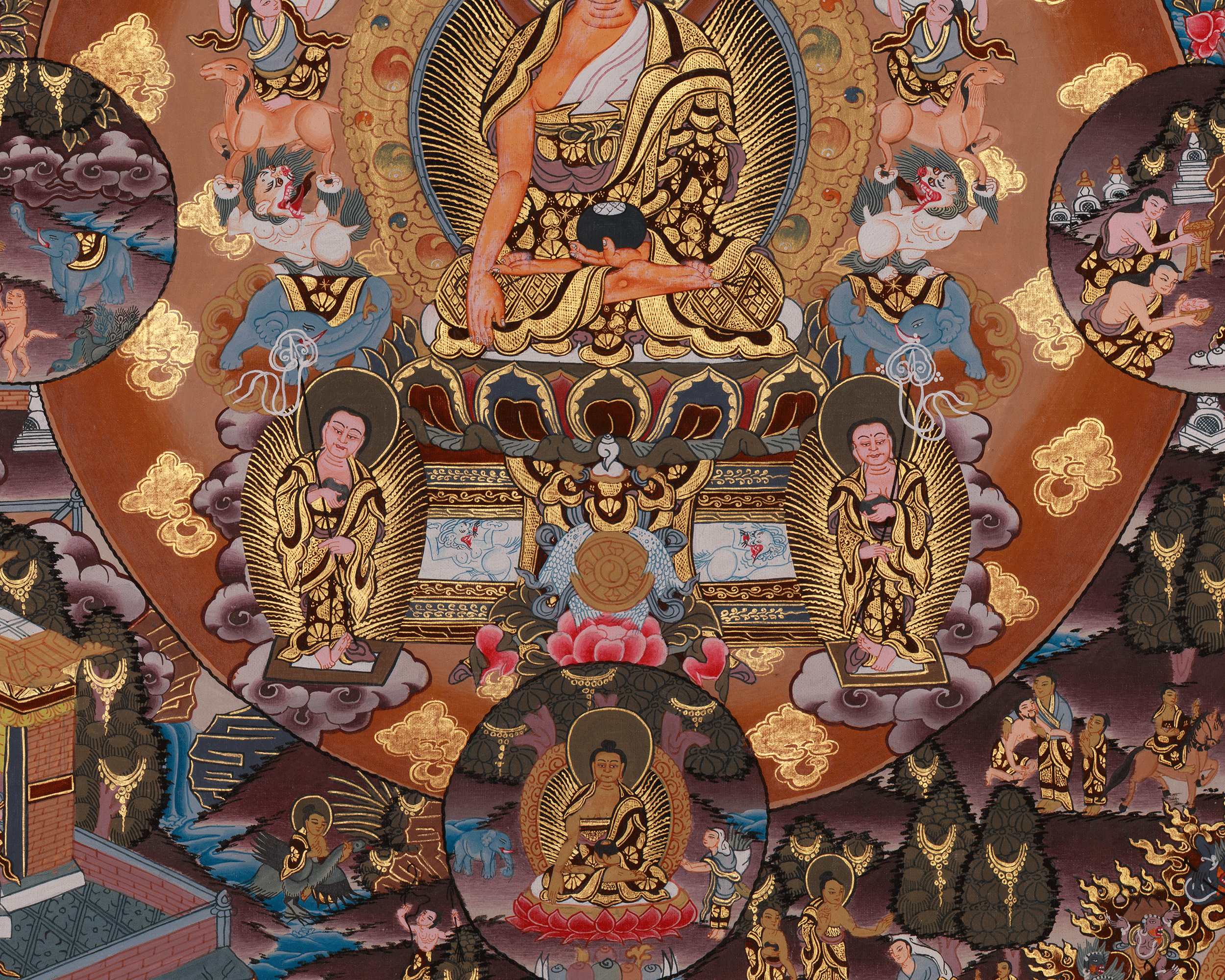 Traditional Art of Buddha's Life History | A Journey to Enlightenment