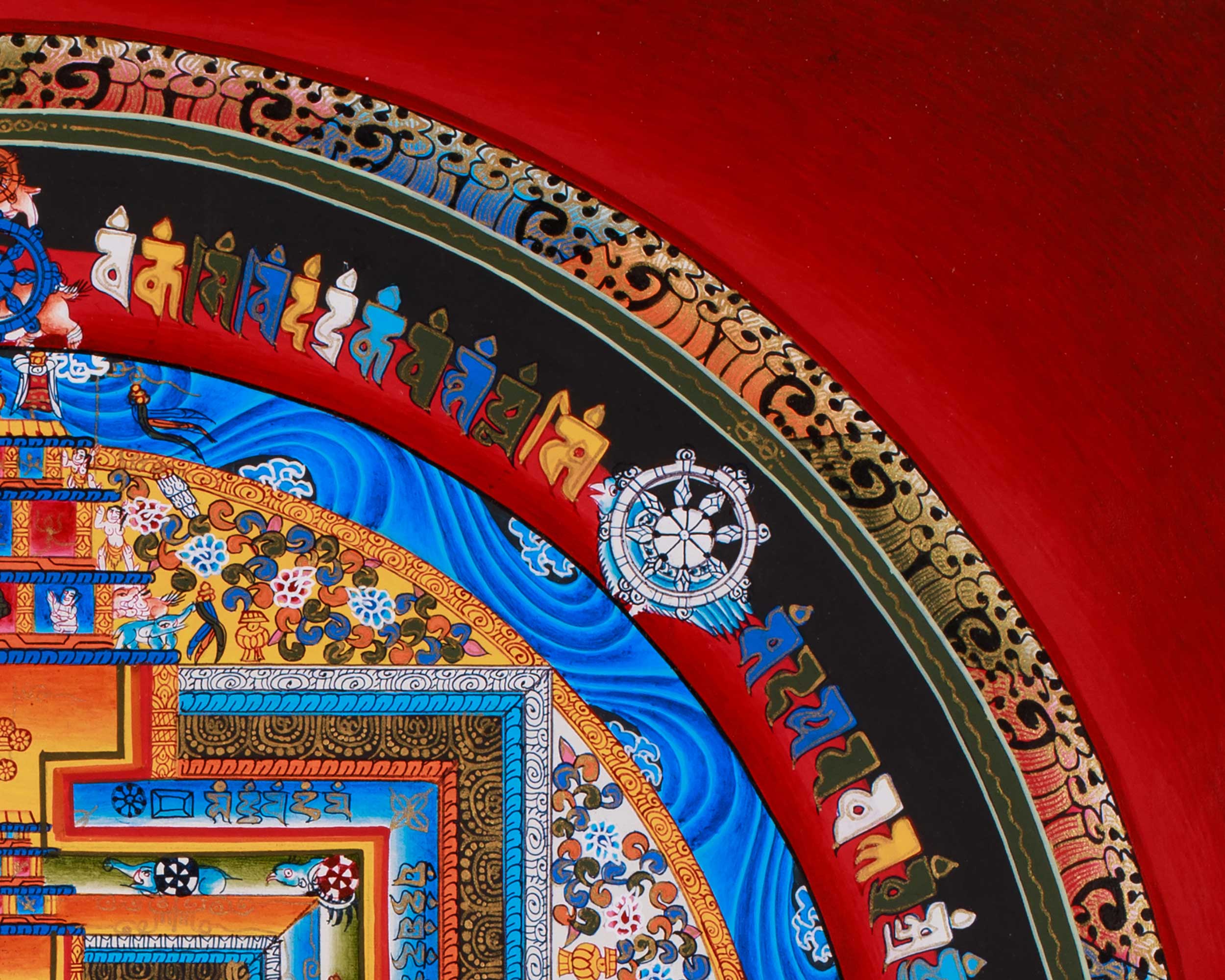 Traditional Tibetan mandala Art | Cosmic Harmony and Enlightened Awareness