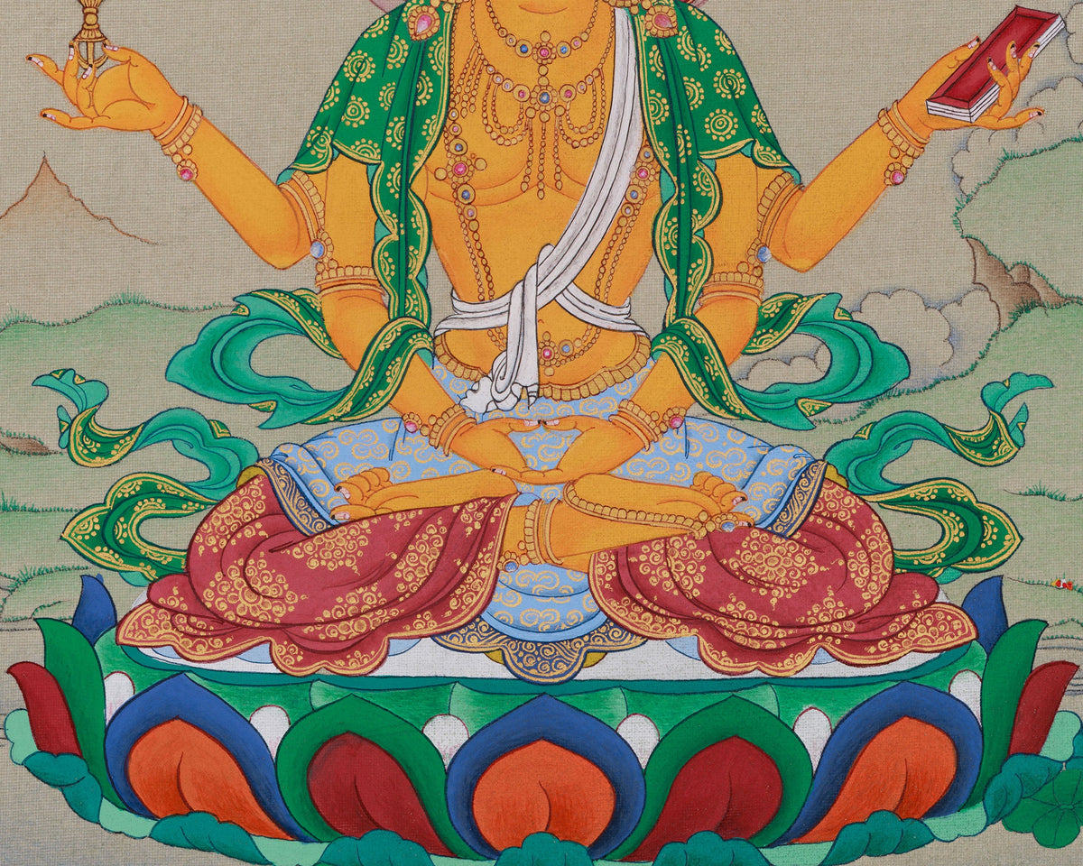 Great Mother Prajnaparamita Thangka | The Supreme Wisdom Goddess