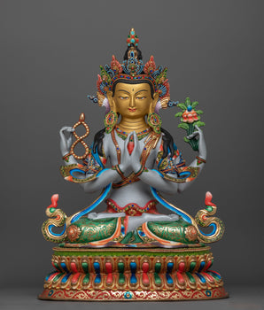 Avalokiteshvara Chenrezig Sadhana Statue