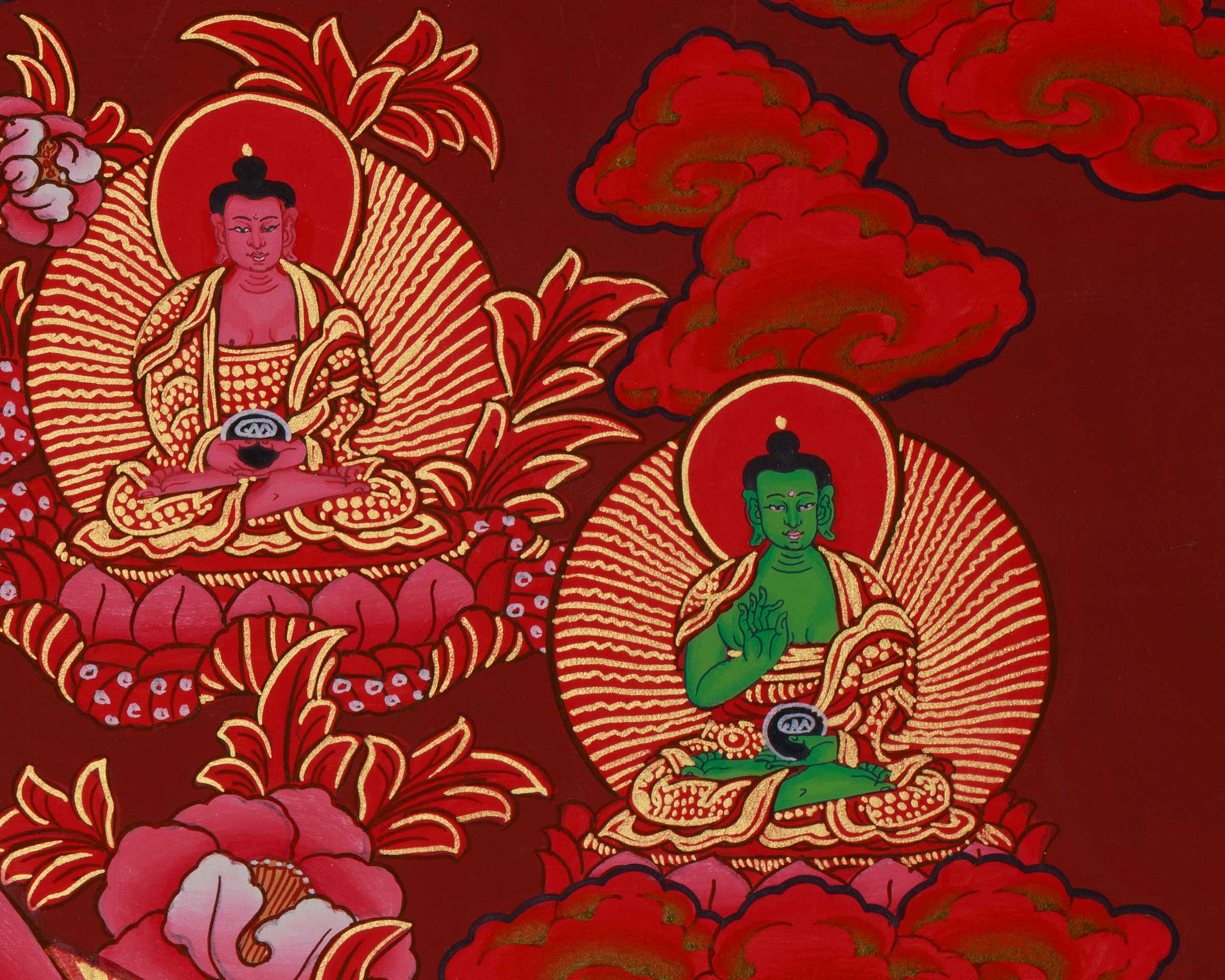 Himalayan Deity Green Tara Thangka | Hand Painted Tibetan Buddhist Art | Mother of Liberation