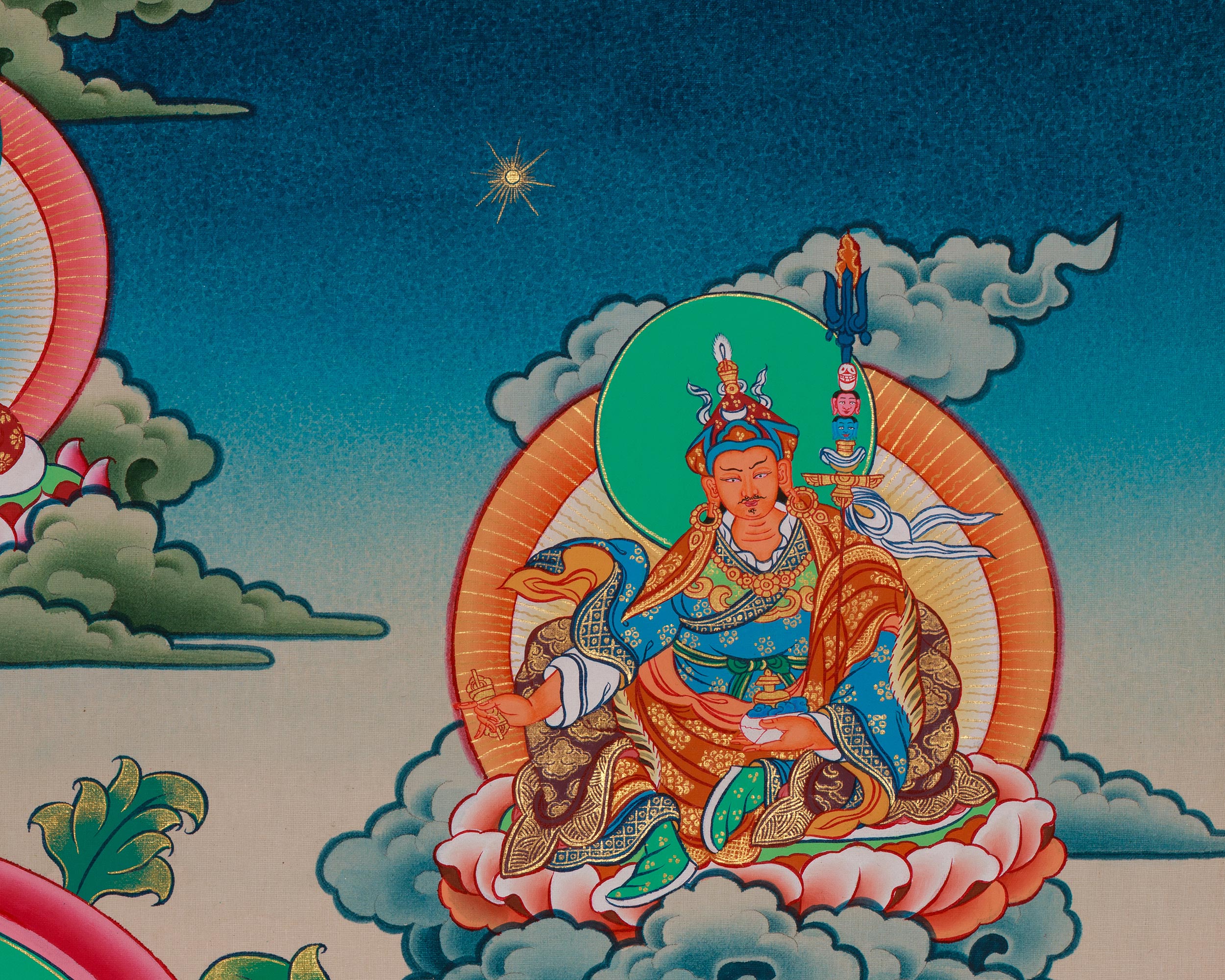 Tibetan Thangka of White Tara | Healing Deity | Sita Tara