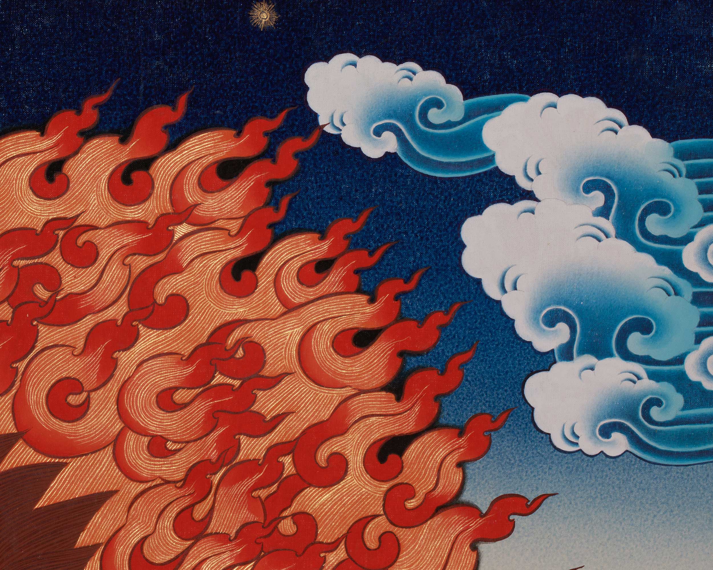Vajrapani Spiritual Thangka | Revered as a Protector of the Buddha