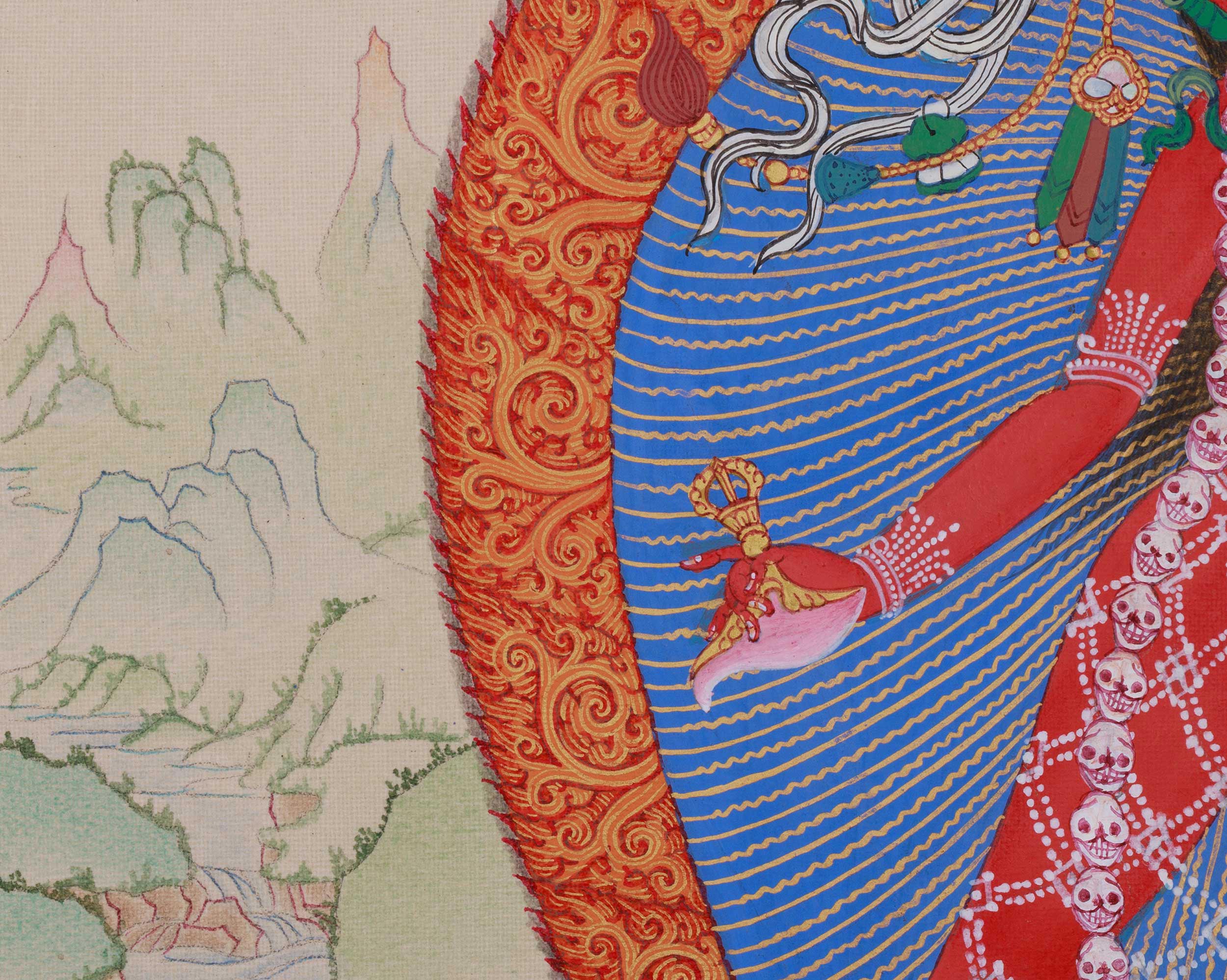 Fierce Vajrayogini Dakini Painting | The Divine Goddess of Wisdom and Power