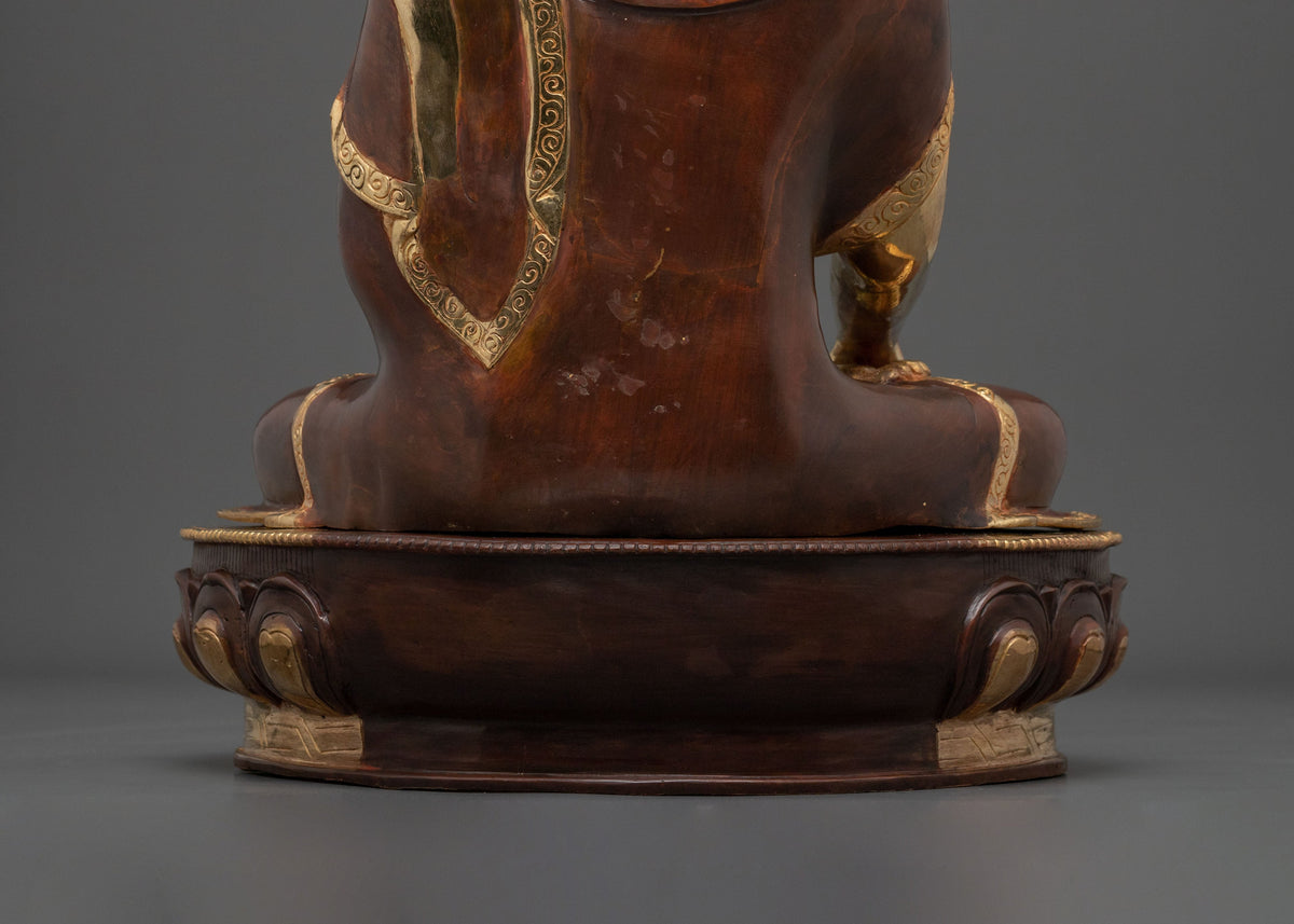 Shakyamuni Enlightened Sage Statue | 24K Gold Gilded Buddha Sculpture
