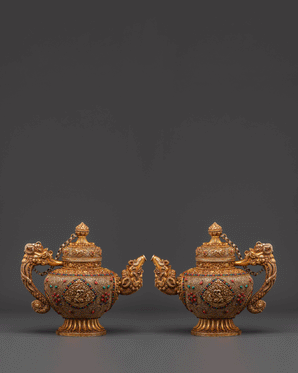 Decorative Tea Pot | Silver & Gold Plating
