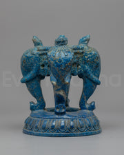 Lapis Lazuli Standing Incense Burner