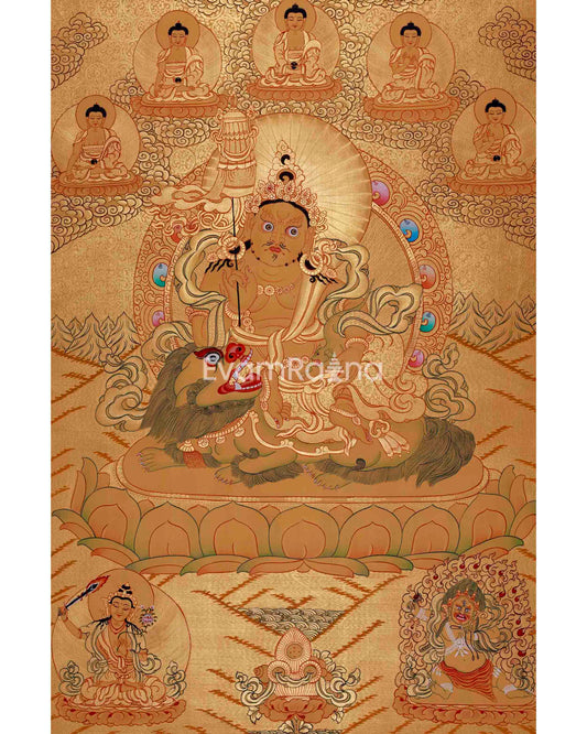 Full Gold Namtose Thangka Painting 