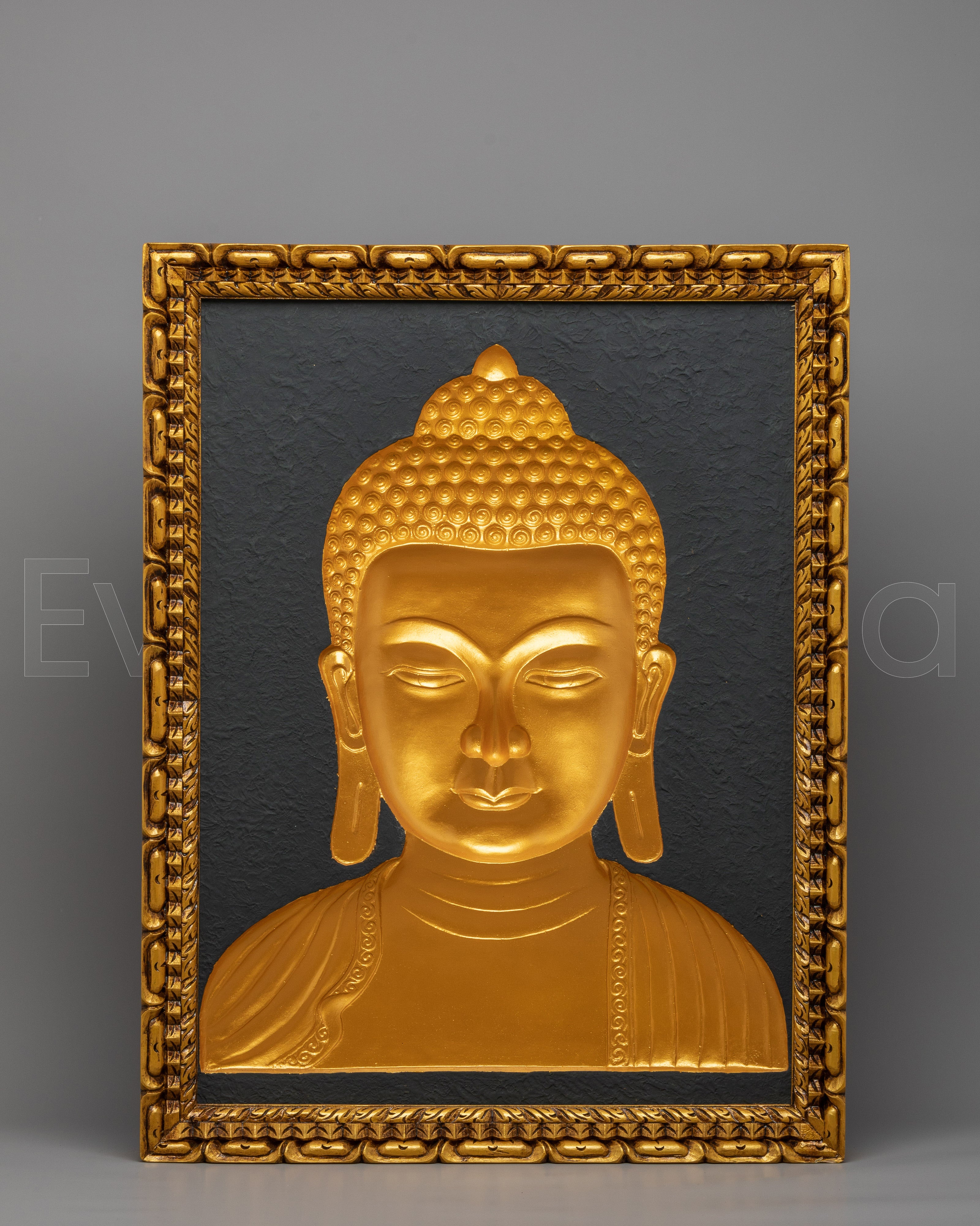 Buddha Head Thangka