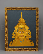 Guru Rinpoche Wooden Thangka