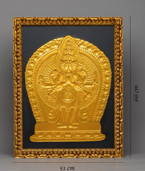 1000 armed Chenrezig Thangka | The Compassionate Buddha