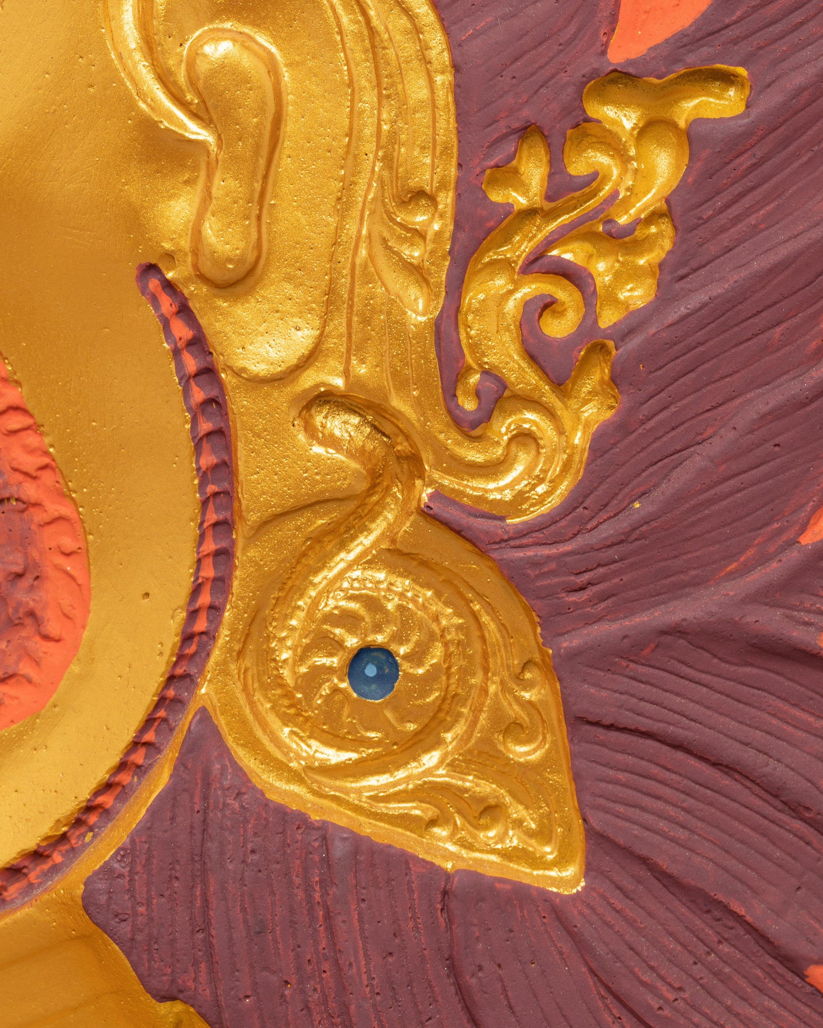 Relief Artwork in Wooden Play of Bhairava | Himalayan Art