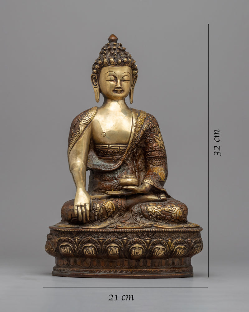 Statue Of Buddha Shakyamuni | The Enlightened One | Traditional Decors