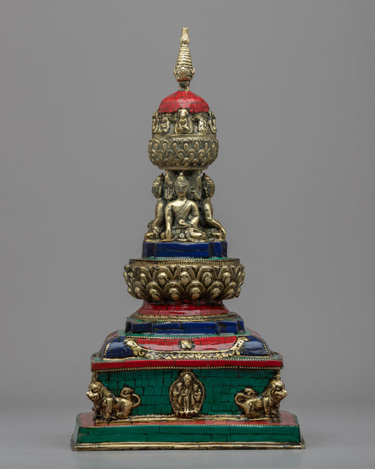 buddhist stupa art 