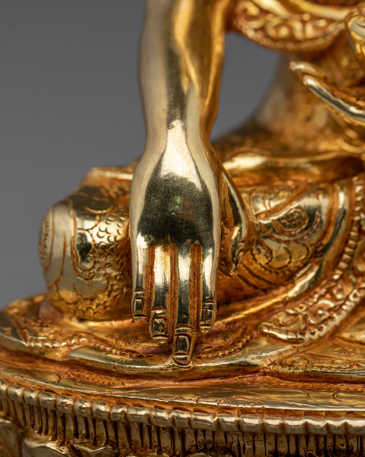 Spiritual Namo Shakyamuni Buddha Statue | Himalayan Buddhist Altar Art
