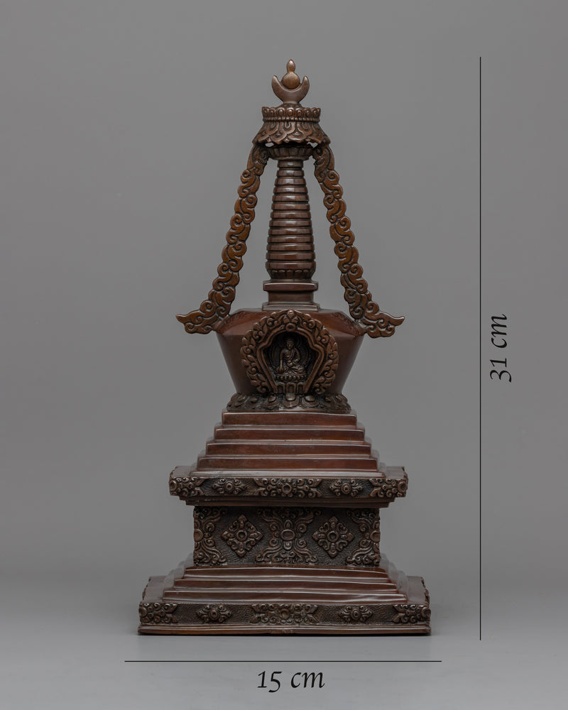 Tibetan Stupa For Meditation | Traditional Tibetan Style Buddhist Thūpa