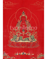 Red Amitayus Thangka Giclee Canvas 