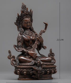 devi saraswati statue