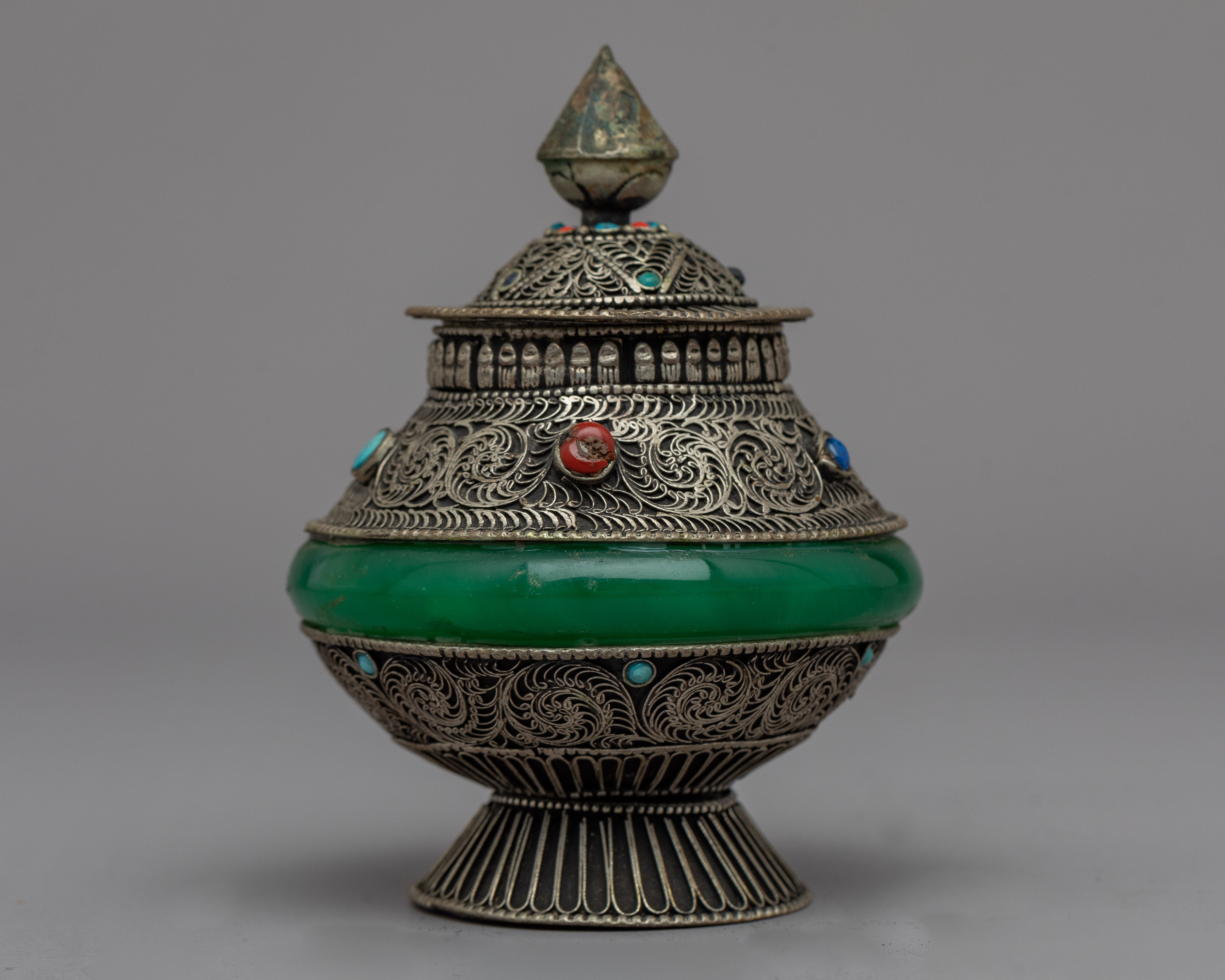 Dhupur Rice Pot | Silver plating Pot