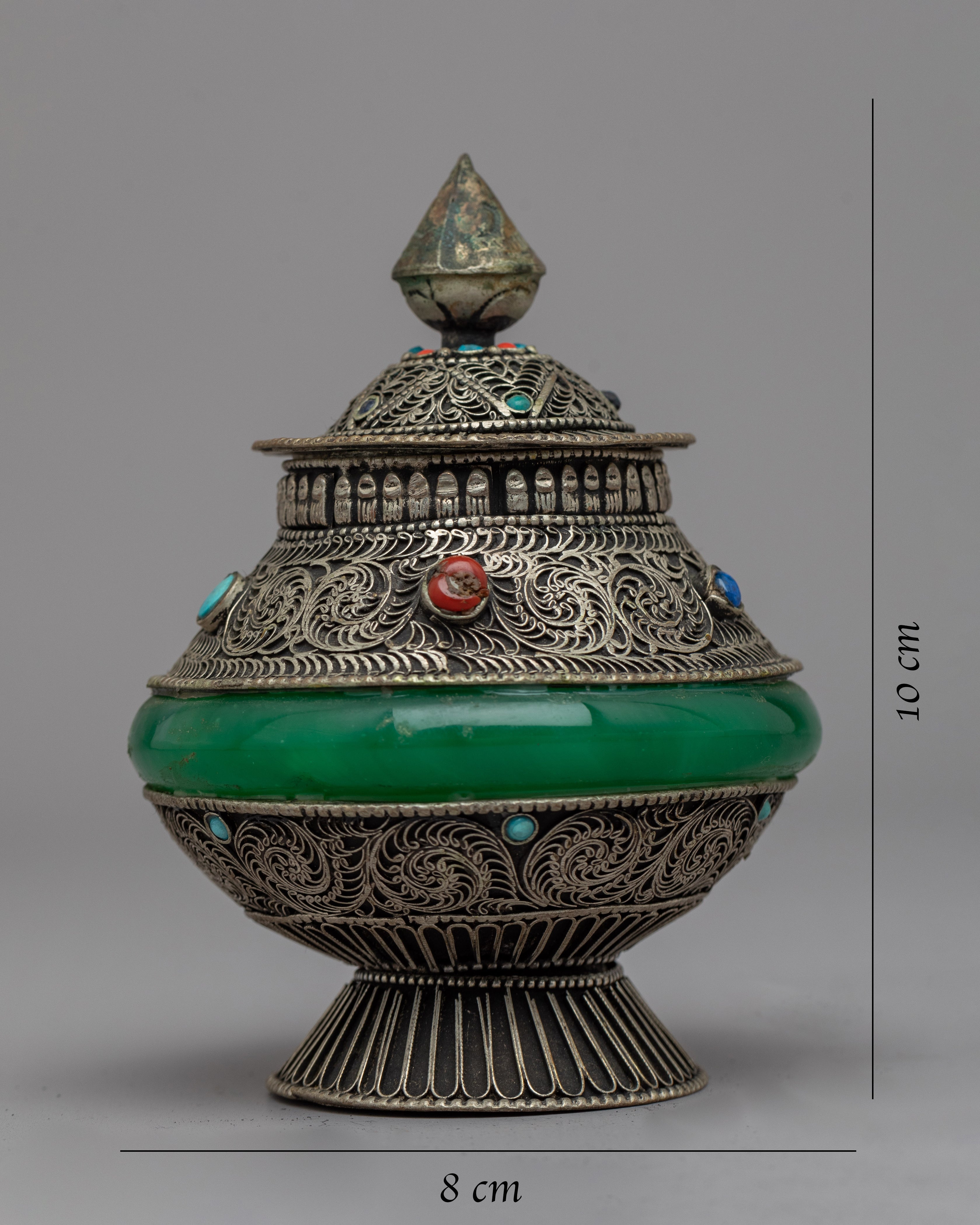 Dhupur Rice Pot | Silver plating Pot