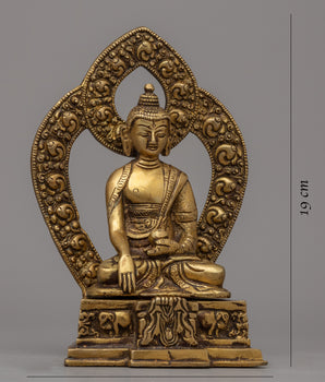 Shakyamuni Outdoor Buddha Statue | Traditional Himalayan Buddhist Artwork