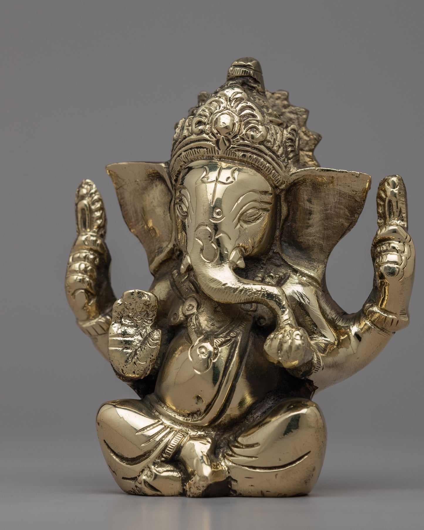 Ganesha Mantra Practice Statue | Traditionally Hand-crafted Sculpture