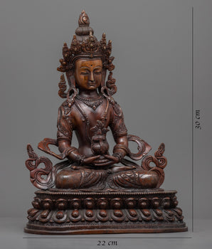 Amitayus The Longevity Buddha Statue | Traditional Tibetan Buddha Of Long Life