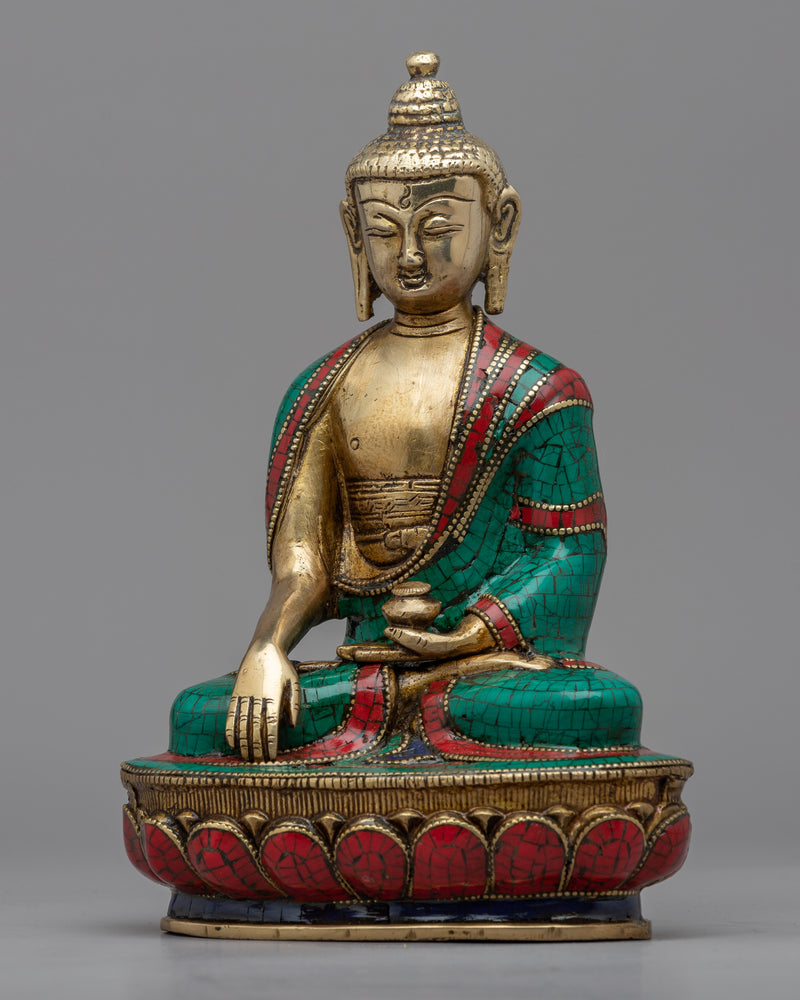 Namo Shakyamuni Buddha Mantra Practice Statue | Inspiring Figurine for Spiritual Reflection
