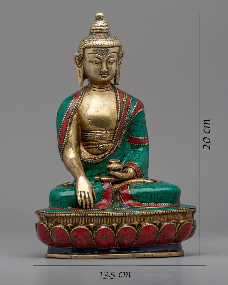 Namo Shakyamuni Buddha Mantra Practice Statue | Inspiring Figurine for Spiritual Reflection