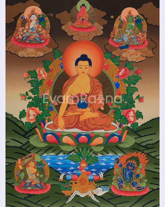 Buddha Shakyamuni Thangka 