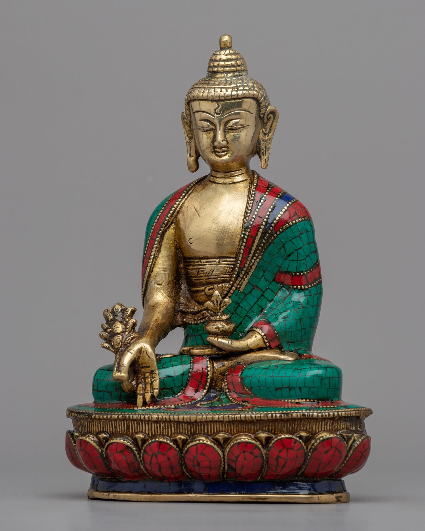 Meditating Medicine Buddh Figurine | Inner Peace and Holistic Balance