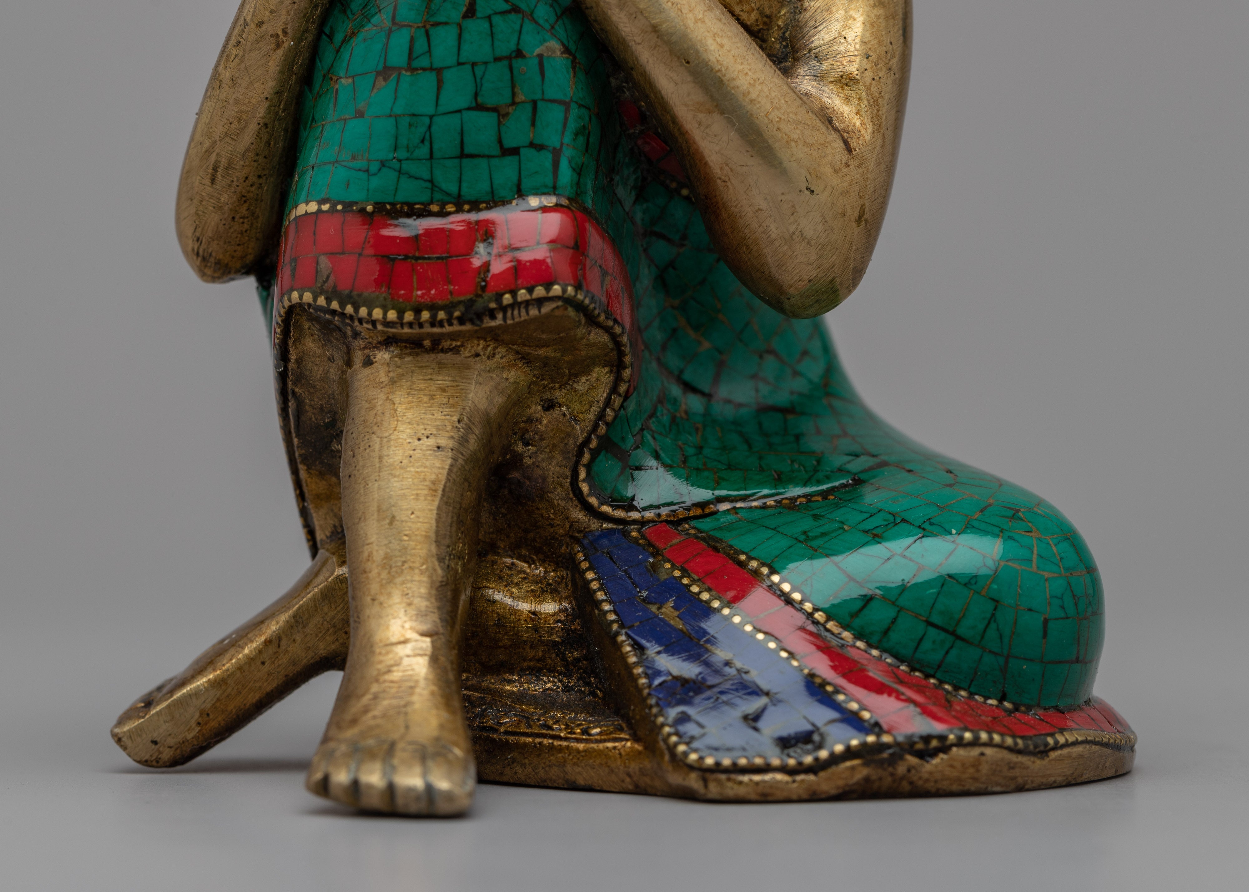 Resting Buddha Statue | Traditional Tibetan Style Buddhist Statue
