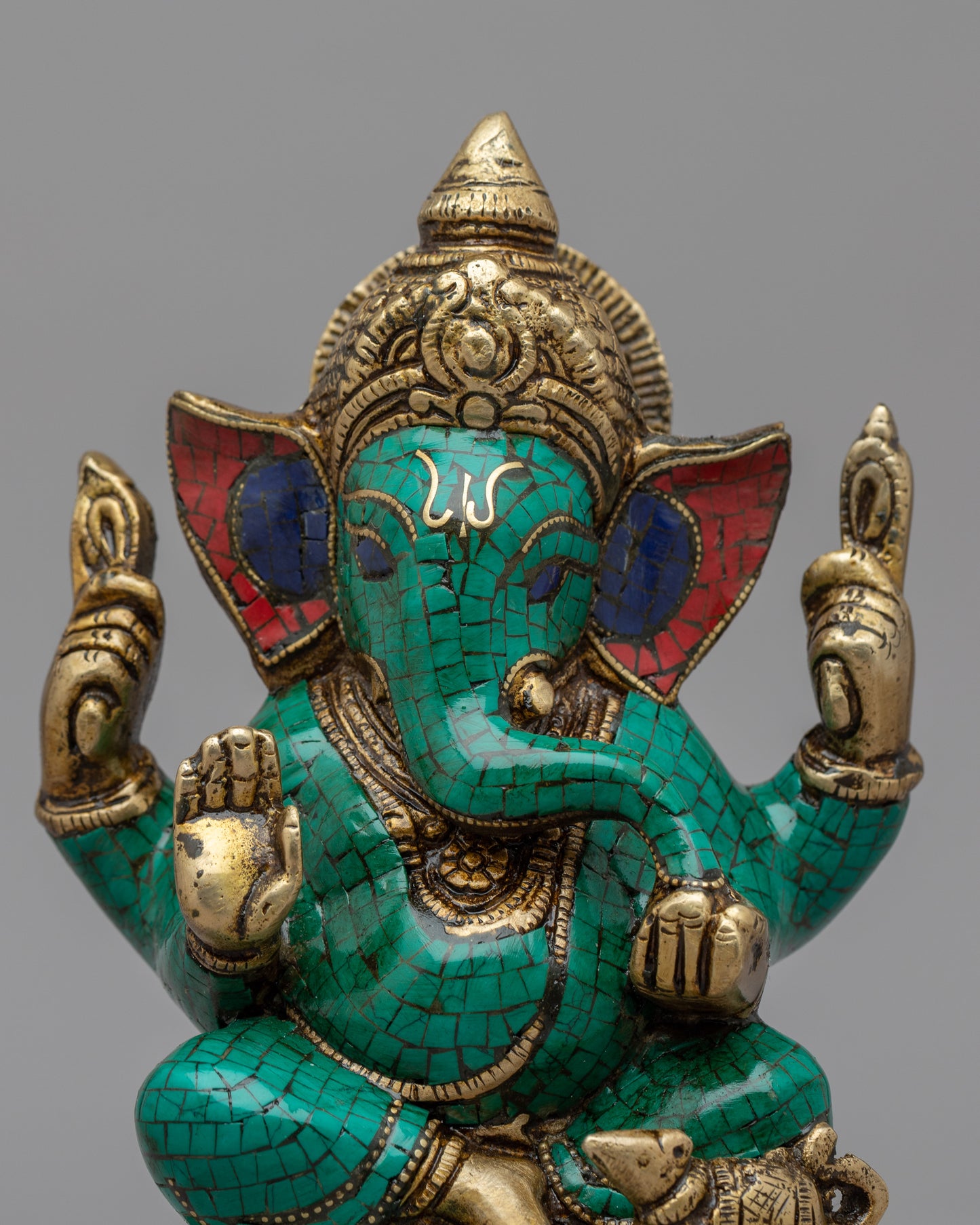 Lord Ganesha Statue | Traditional handcrafted Brass Sculpture