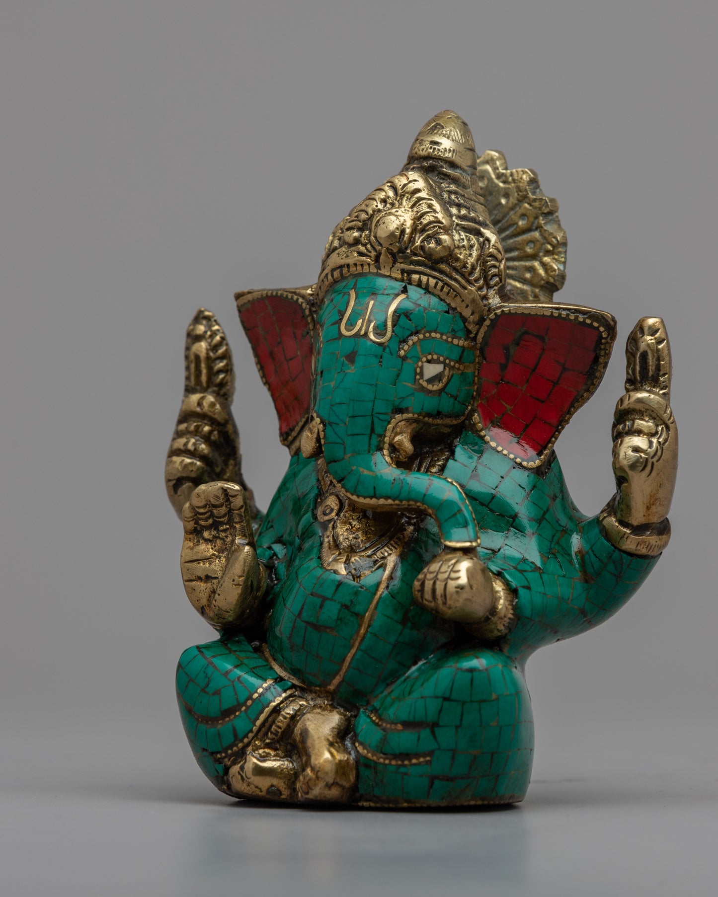 Brass Ganesha Statue | Handmade Artwork