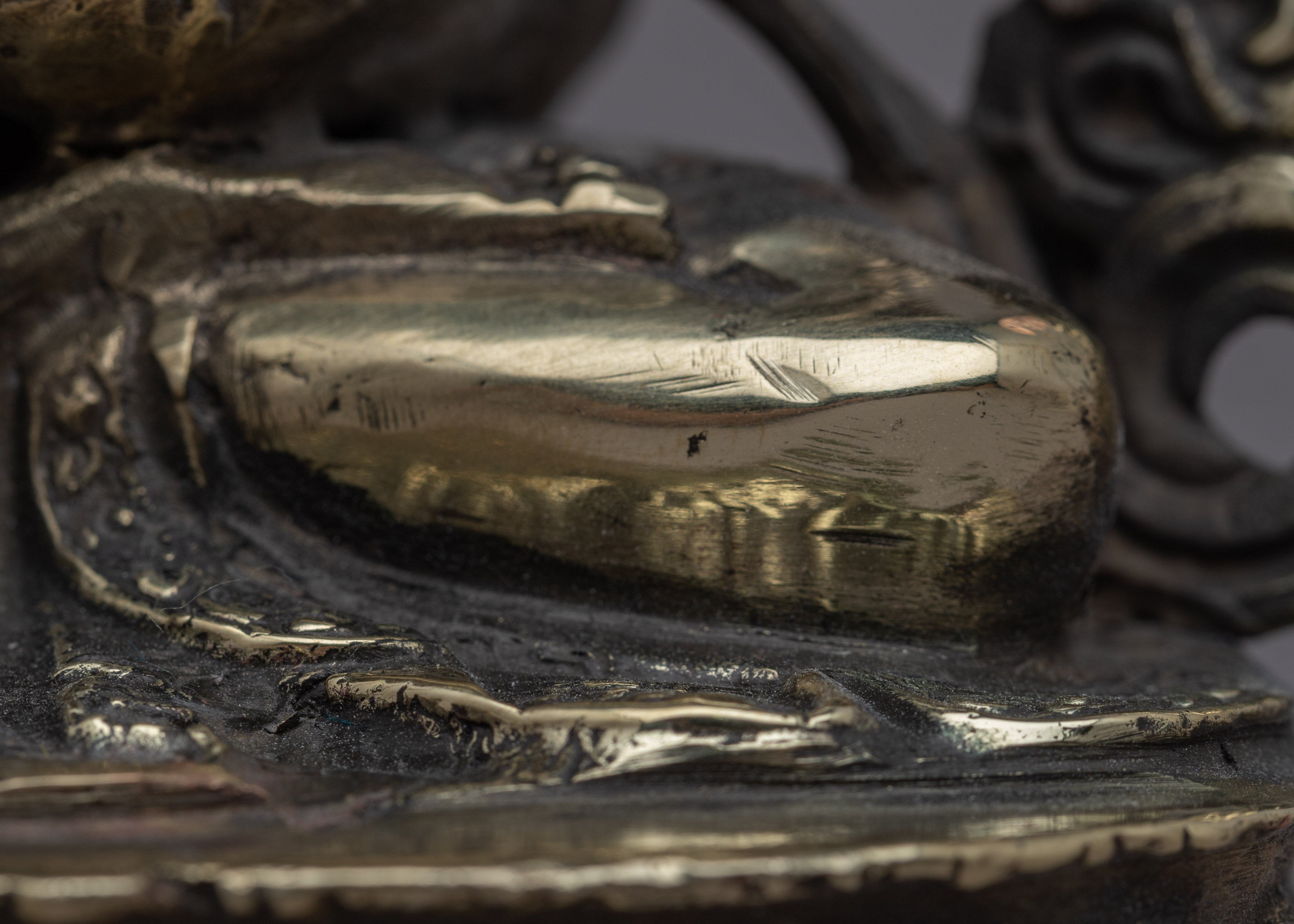 Manjushri Mantra Practice Statue | Traditional Handcrafted Buddhist Art