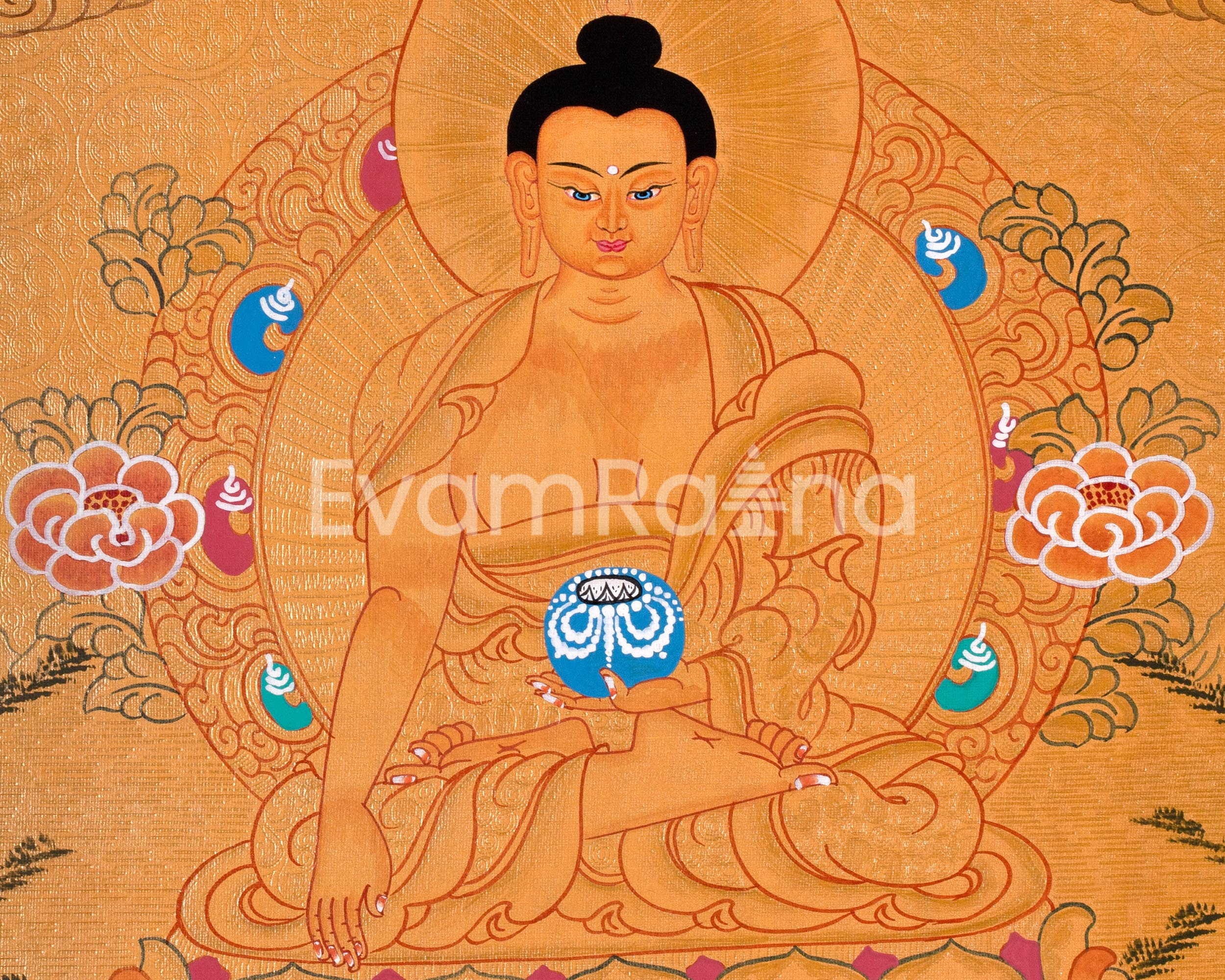 Meditative Gautam Buddha Artwork | Symbol of Peace and Wisdom